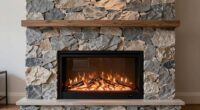 top faux stone fireplaces