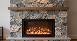 top faux stone fireplaces