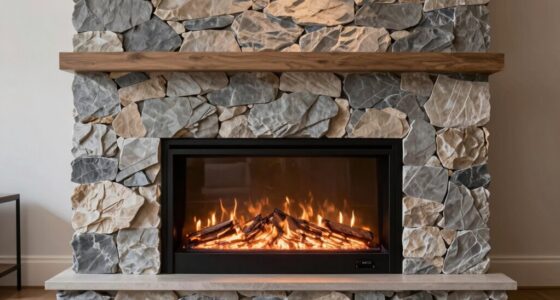 top faux stone fireplaces