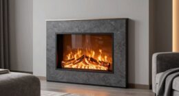 top gray electric fireplaces