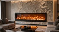 top heavy duty electric fireplaces