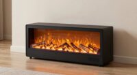 top low profile electric fireplaces