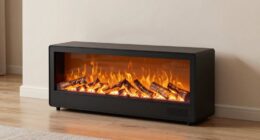 top low profile electric fireplaces