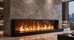 top luxury electric fireplaces