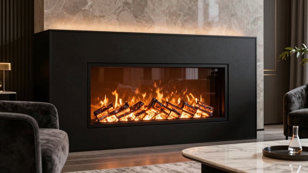top luxury electric fireplaces