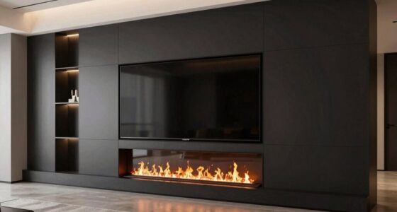 top media wall electric fireplaces