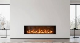 top minimalist electric fireplaces