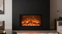 top modern electric fireplaces