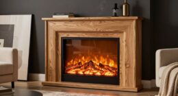 top oak electric fireplaces