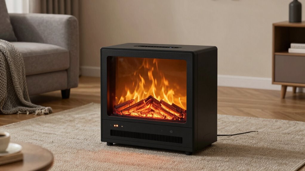 top portable electric fireplaces