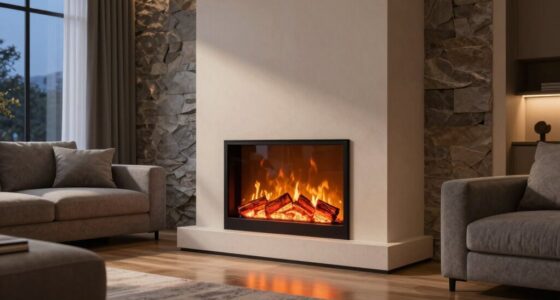 top quiet electric fireplaces