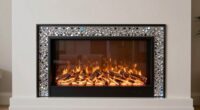 top recessed crystal fireplaces