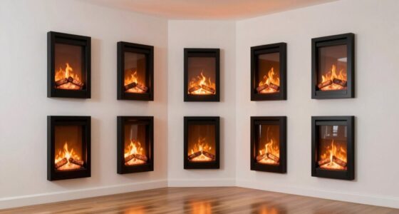 top slim electric fireplaces