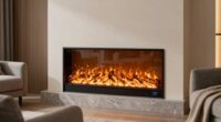 top thermostatic electric fireplaces