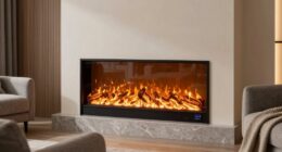 top thermostatic electric fireplaces