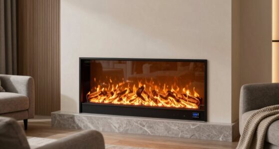 top thermostatic electric fireplaces