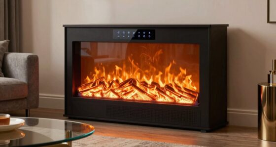 top touchscreen electric fireplaces