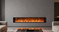 top ultra thin electric fireplaces