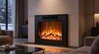 top vent electric fireplaces