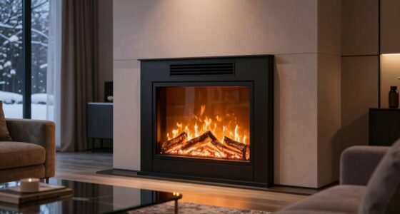 top vent electric fireplaces