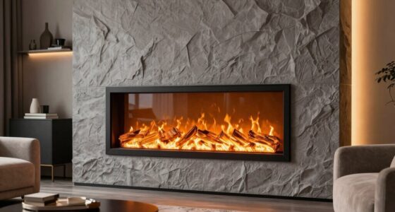 top wall mounted electric fireplaces
