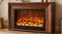 top walnut fireplace options