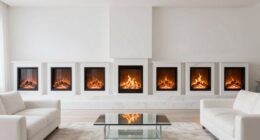 top white living room fireplaces