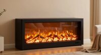 top wide view electric fireplaces