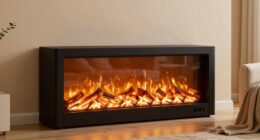 top wide view electric fireplaces