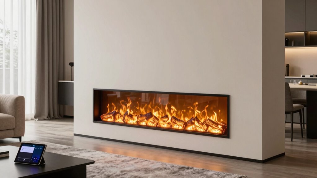top wifi linear fireplaces