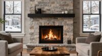 townhouse friendly fireplace styles