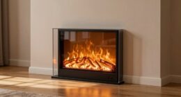 transparent fireplaces enhance openness