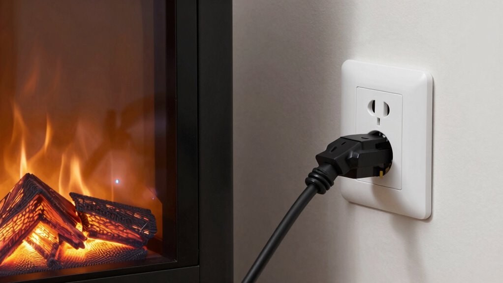 troubleshooting electric fireplace trips