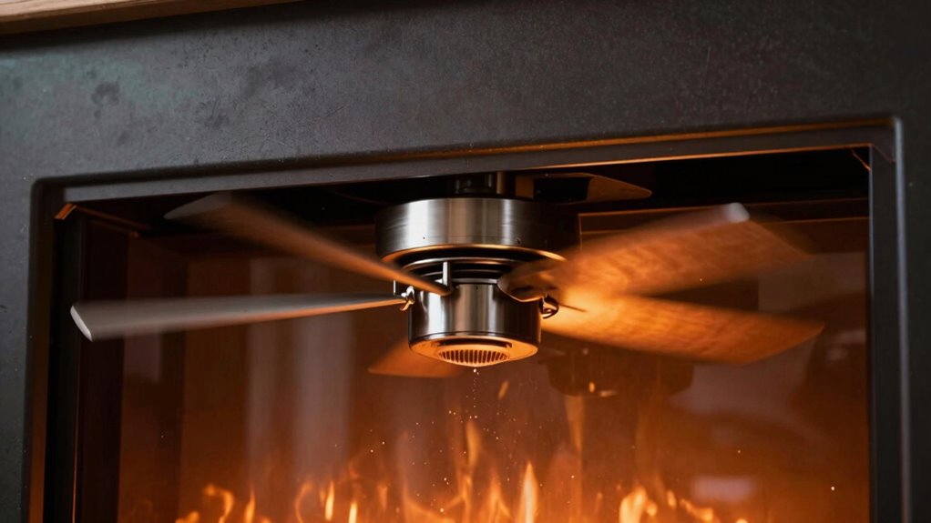 troubleshooting fireplace fan noises