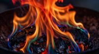vibrant trendy flame colors