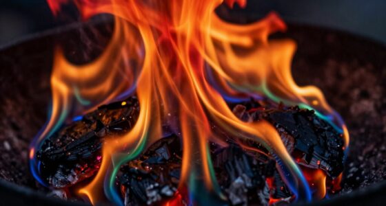 vibrant trendy flame colors