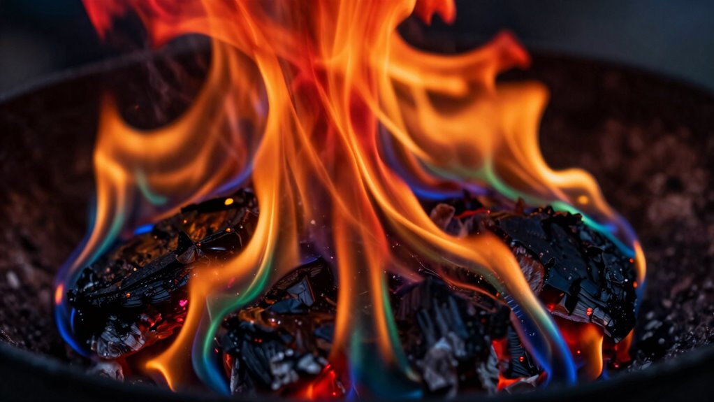 vibrant trendy flame colors