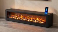 wifi controlled electric fireplaces