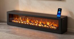 wifi controlled electric fireplaces