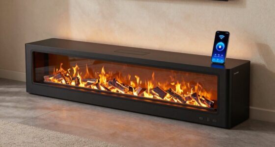 wifi controlled electric fireplaces