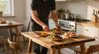 A Couple Gave Their Galley Kitchen A Budget-Friendly Redo With A Dining Nook