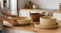Aldi Just Dropped $10 Scalloped Woven Baskets And Trays