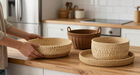 Aldi Just Dropped $10 Scalloped Woven Baskets And Trays