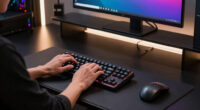 How I Created a Cleaner Gaming Setup by Hiding Lights in Plain Sight