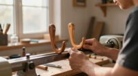 How I Made These Designer-Worthy Coat Hooks On A Lathe