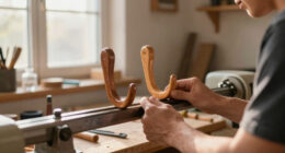 How I Made These Designer-Worthy Coat Hooks On A Lathe