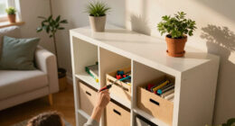 I Created A Pretty IKEA BILLY Hack That Seriously Cuts Clutter