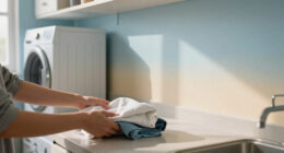 You’d Never Expect To See Ombré Walls In A Laundry Room — But It Works