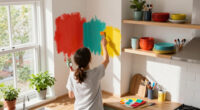 A $180 Kitchen Redo Has So Many Vibrant Colors And Renter-Friendly Hacks
