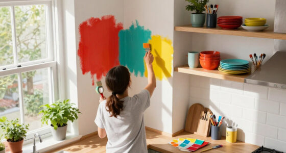 A $180 Kitchen Redo Has So Many Vibrant Colors And Renter-Friendly Hacks